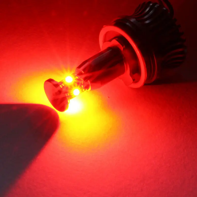 

Marker Angel Eye Bulb Aluminum Lamps H8 LED Headlight For BMW E60 E87 E91 E93 Replacement