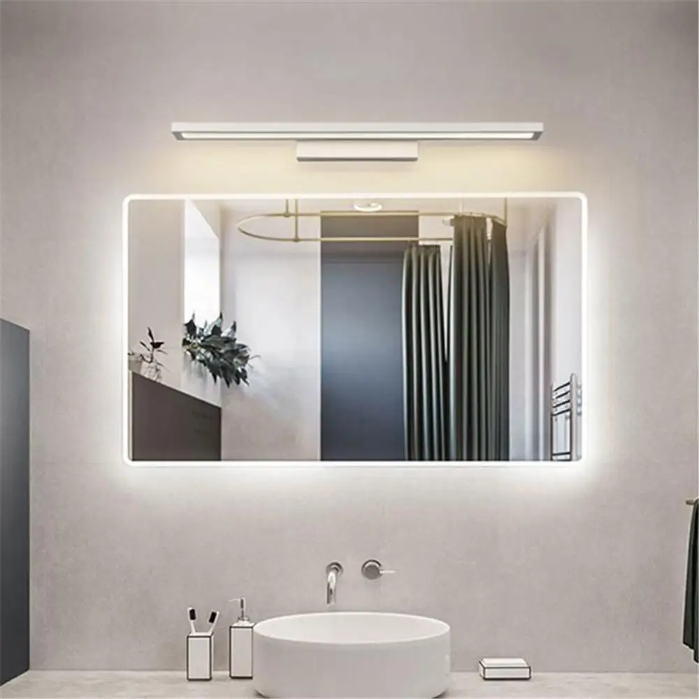 90V 265V 12W 60 см светодиодный зеркало с подсветкой led лампа Черная подсветка для