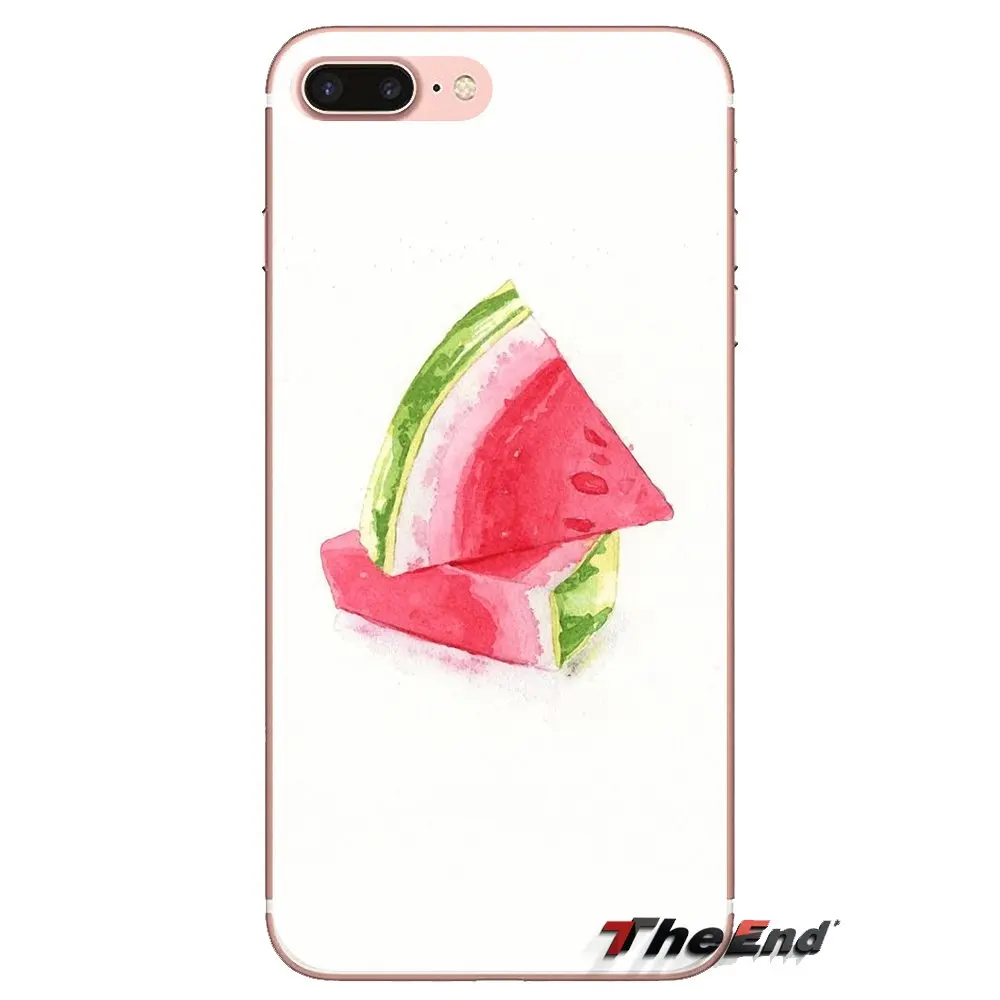 Transparent TPU Bag Case Watermelon print desgin For Huawei G7 G8 P7 P8 P9 P10 P20 P30 Lite Mini Pro P Smart Plus 2017 2018 2019 |