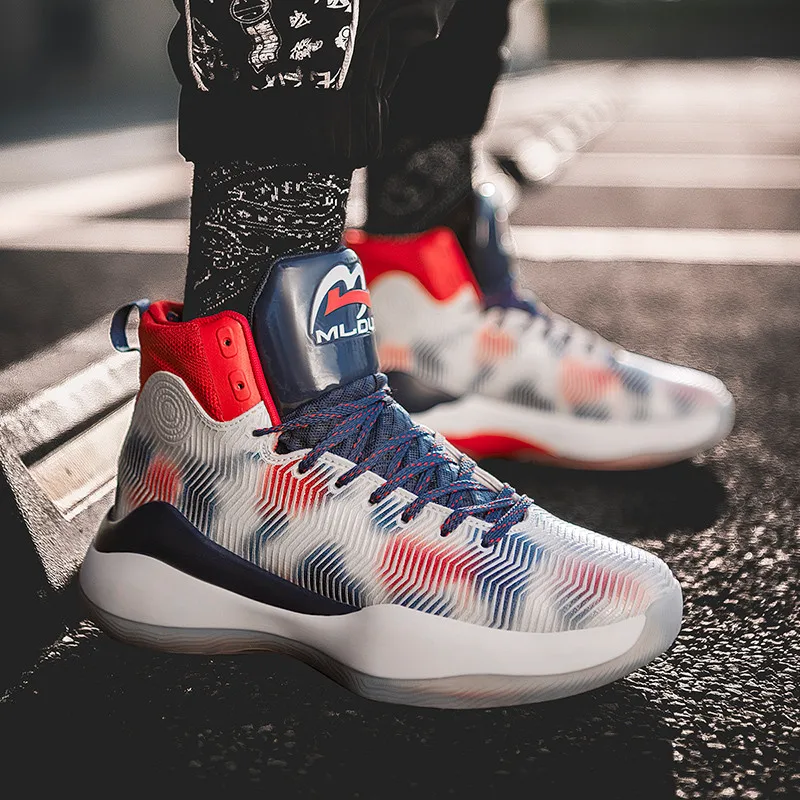 

Men Basketball Shoes Fahion Sports Air Basketball Sneakers Mens Gym Shoes Plus Size 11 light Trainers Shoe Outdoor Jogging Shoes
