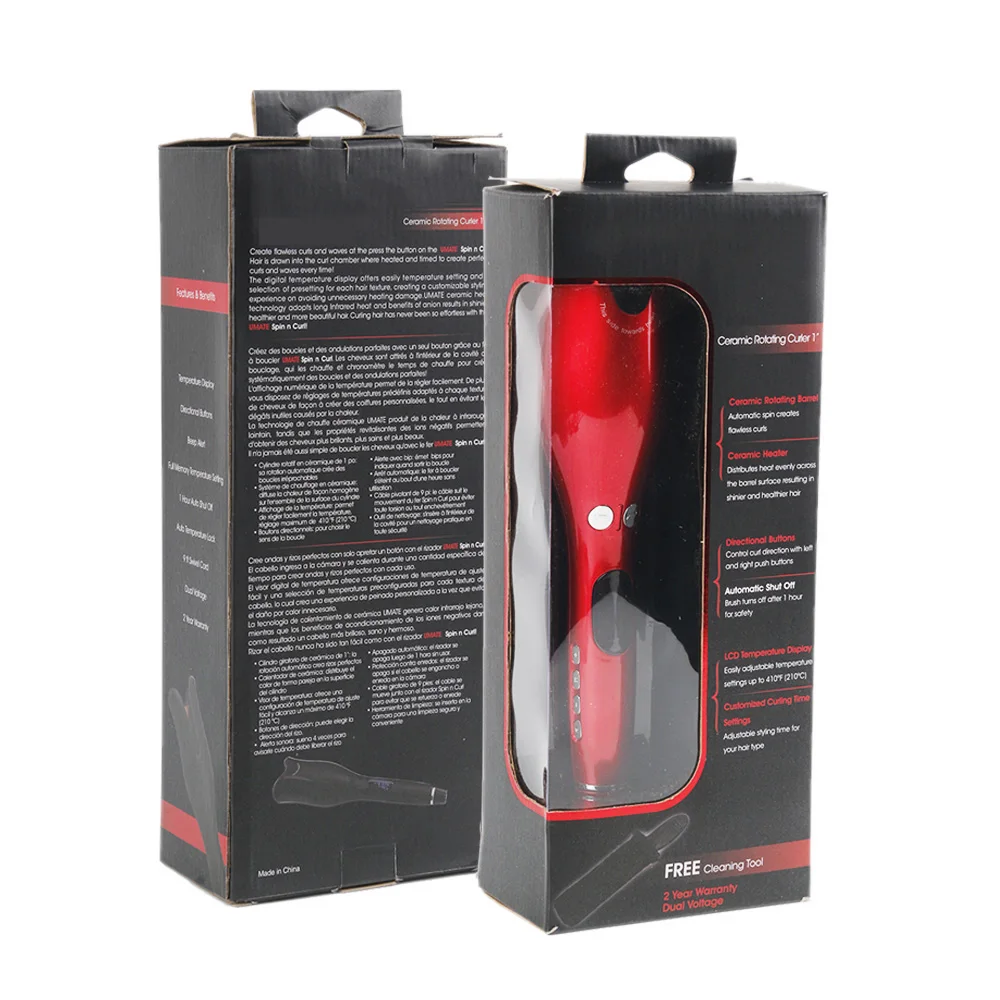 

Automatic Curling Iron Air Curler Ceramic Rotating Air Curler Air Spin N Curl 1 Inch Auto Hair Curler Styling Tool