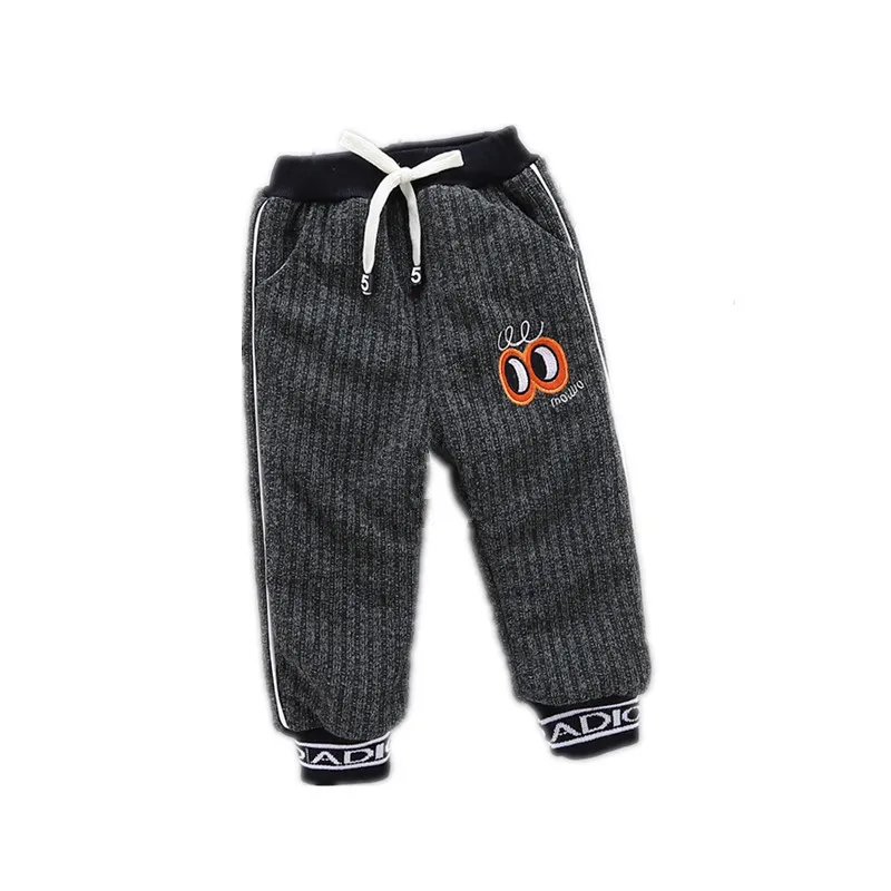 

Модная одежда для маленьких мальчиков и девочек; Сезон осень-зима; Новые детские Плотные хлопковые штаны с героями мультфильмов; Повседневн...