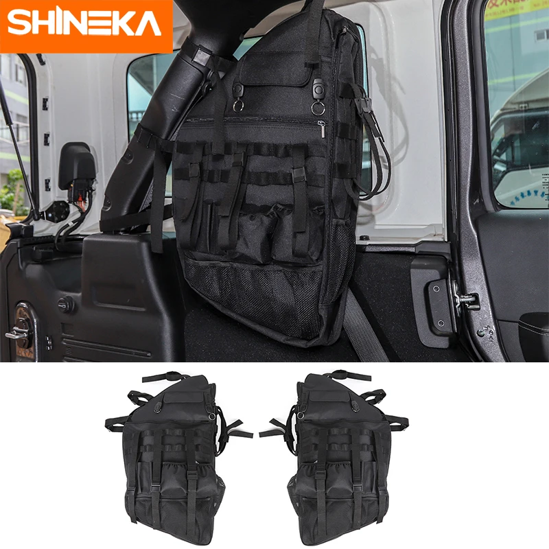 SHINEKA противоскользящая сумка для хранения Jeep Wrangler JL боковая дверь аксессуары 4
