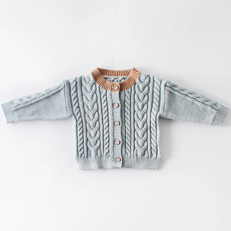 Вязаный кардиган для девочек Осень зима 2020| |