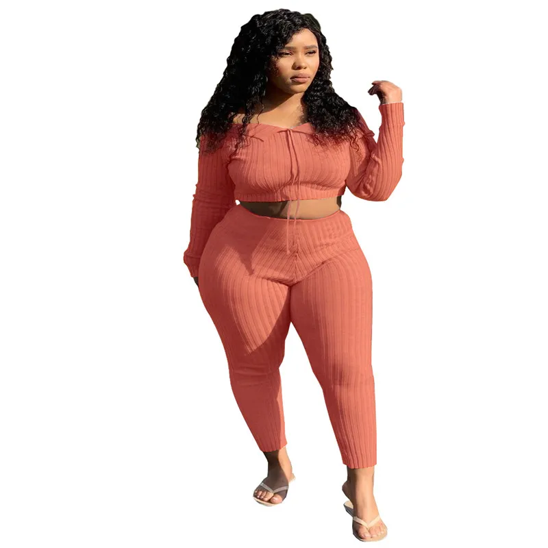 Новинка Модный женский топ на бретелях и длинные штаны костюм осень зиму