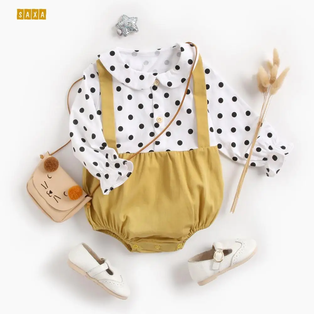 Детские комбинезоны Сезон весна-осень Новая хлопковая одежда с длинными