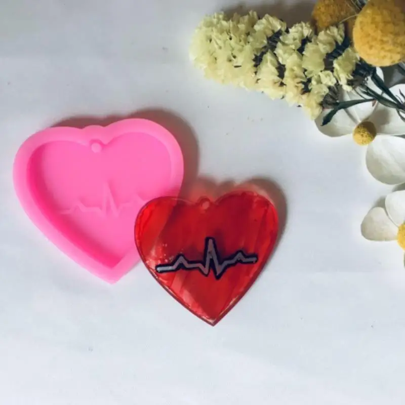 1pcs Love Earring Mold Keychain Valentine