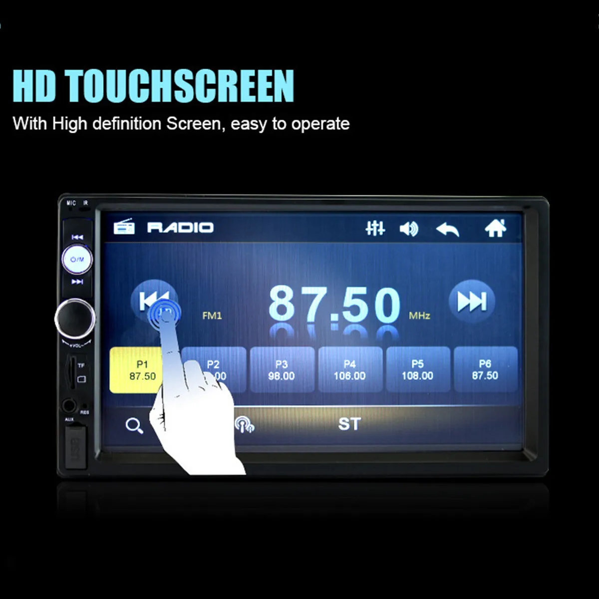 

7010B 7 Inch DOUBLE 2DIN Car MP5 Player BT Touch Screen Stereo Radio HD Multimedia player Universal Vehicle MP5 Player