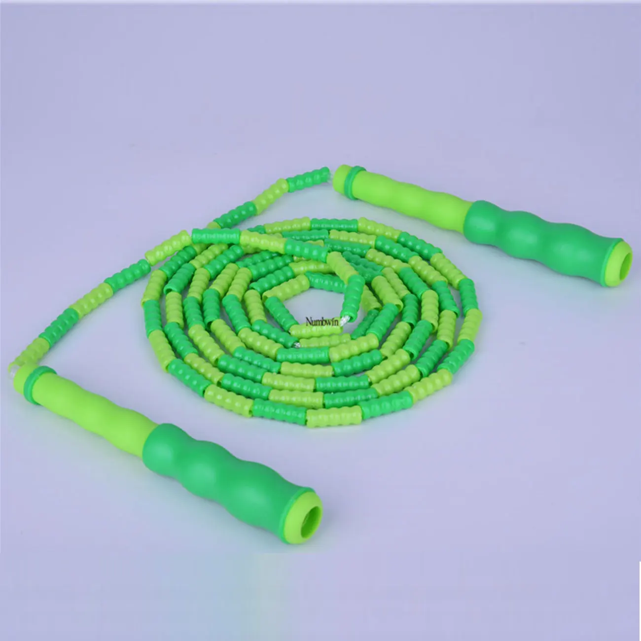 

Soft Beaded Jump Rope Adjustable Tangle Free Segmented Fitness Skipping Rope for Men Women Kids