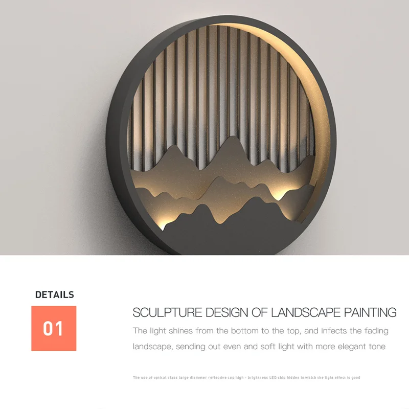 Цена Китайский водонепроницаемый настенный светильник VZVI, уличсветодиодный ная лампа 6 Вт, настенный светильник для виллы, сада, двора, дорожек, ...