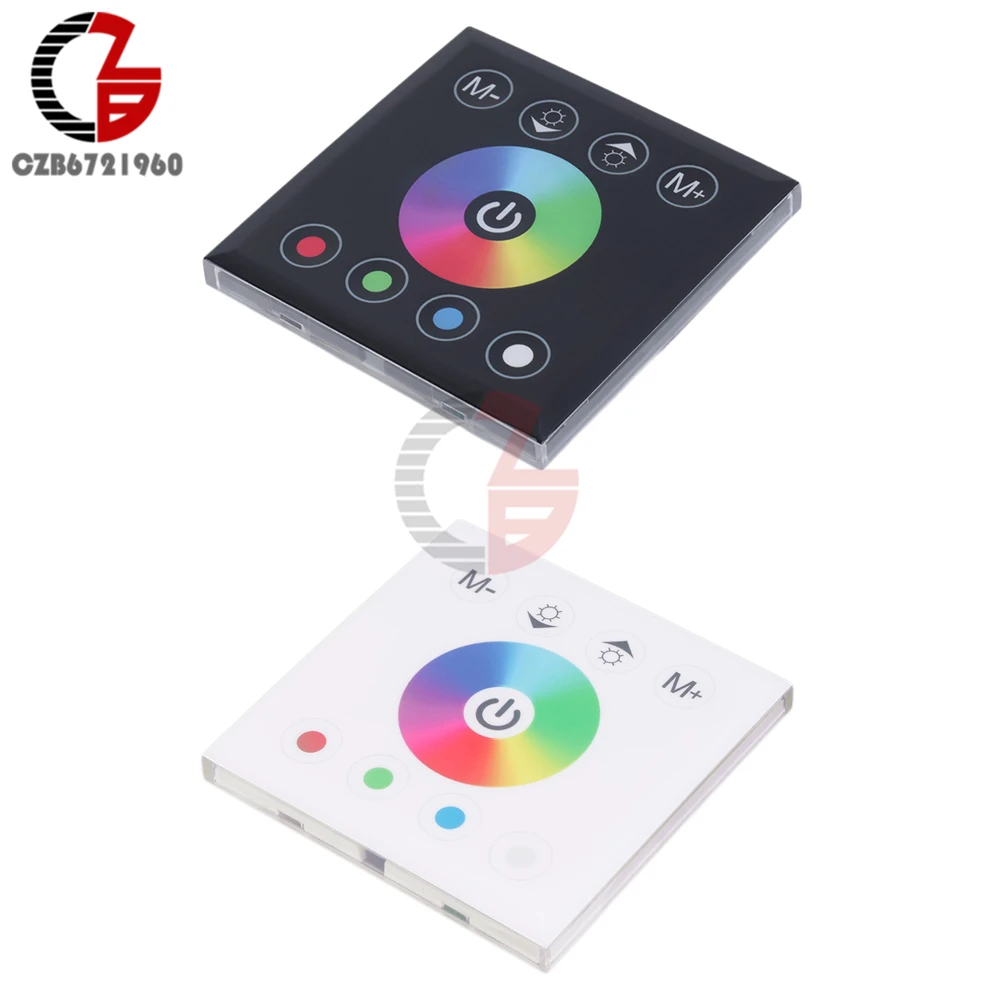 Контроллер RGB RGBW 12 В 24 постоянного тока настенный сенсорный панельный диммер