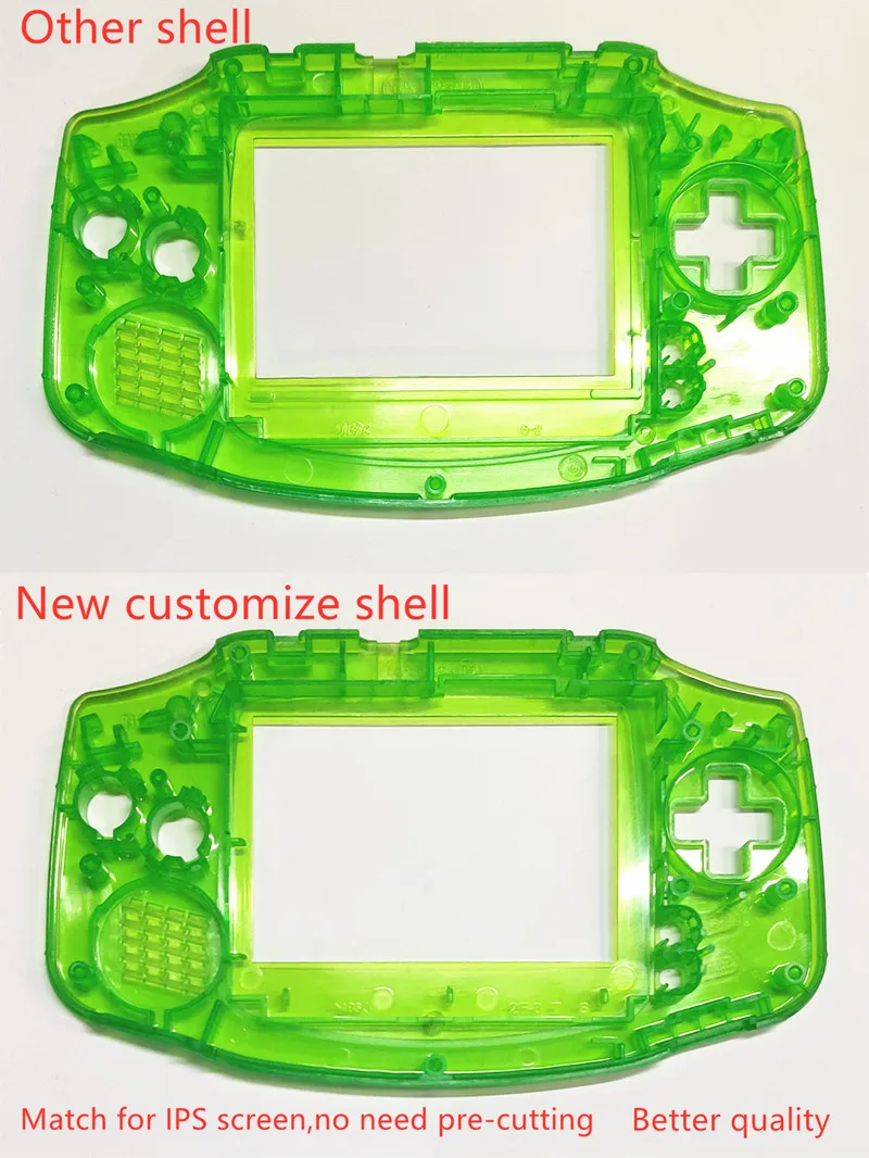 Пользовательские UV Печатные Чехлы для GAMEBOY Advance IPS LCD корпус GBA DIY|Запасные части| |