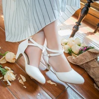 high heels women pumps high heel shoes ankle strap stiletto woman wedding shoes kitten heels small plus size 32 33 40 41 42 43