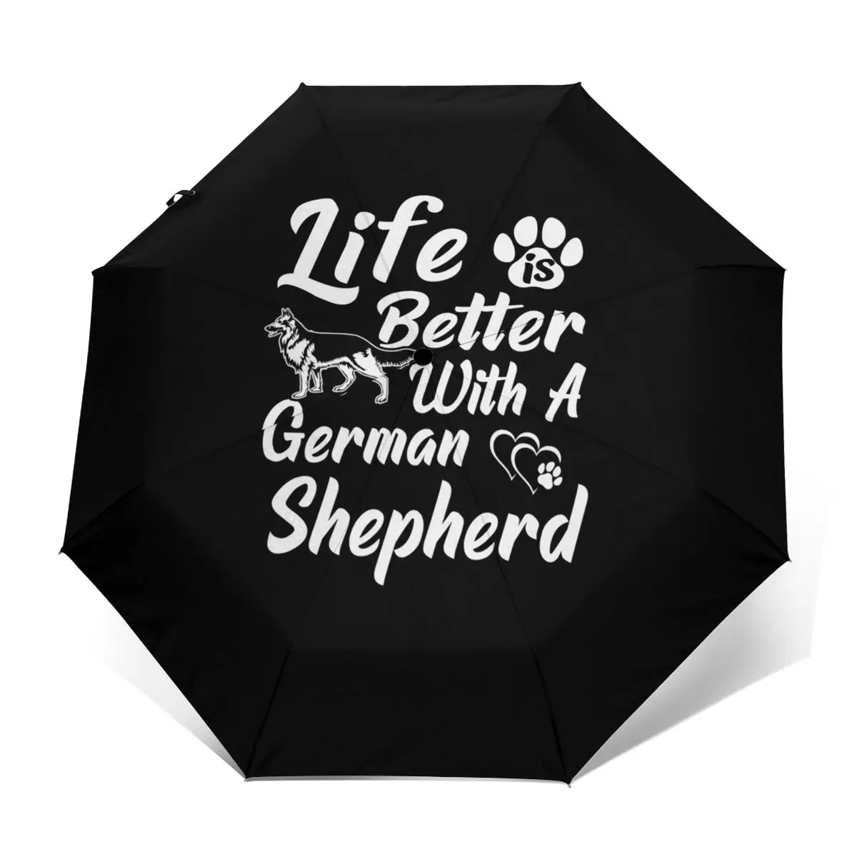 

Berger Umbrella Cute Waterproof Umbrella Automatic Design Reinforced Terrace Umbrella