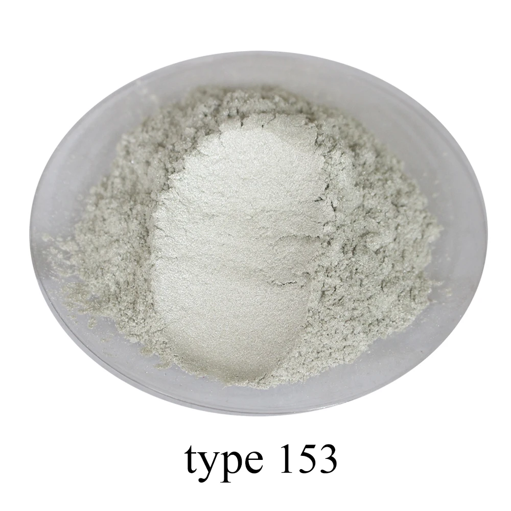

Type 153 Pearl Powder Mineral Mica Powder Pearlized Acrylic Paint for Soap Automotive Art Crafts Gold Paint Powder Coating White