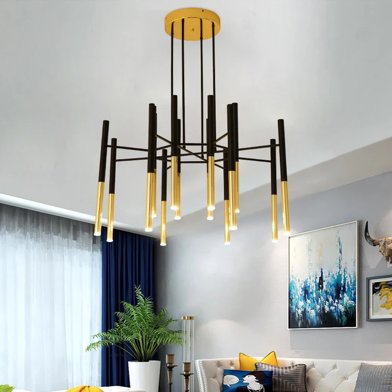 Wooights Chandelier Lighting for Bedroom Foyer Living room Lustre Modern Ceiling Chandeiers hotel resturant | Лампы и освещение