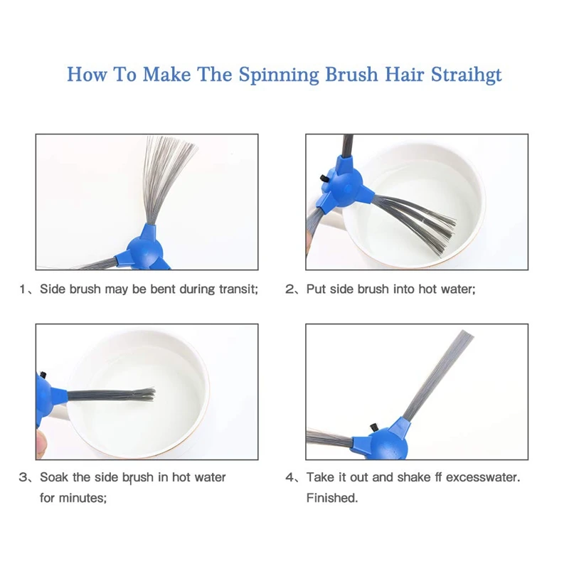 

Replacement Kit for Eufy RoboVac 11S, RoboVac 12, RoboVac 15C, RoboVac 30, RoboVac 30C(4Pcs Side Brush+2Pcs Filter+1Pc Main Brus