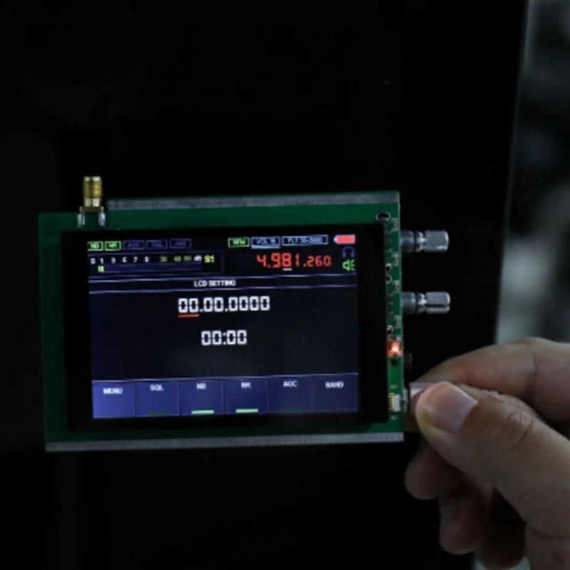 50 кГц-200 МГц Malachite SDR радио Malahit DSP 3 5 дюйма прикосновение Sn HAM приемопередатчик