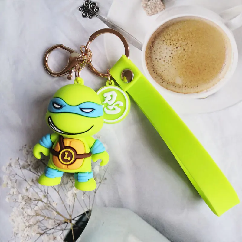 

Cartoon Turtle Keychains Accessories Men Women Bags Jewelry Car Key Chain Character Animation Gifts Keyring Backpack Hang 2021