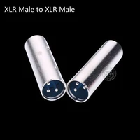 2021 xlr converter 3 pin xlr male to male connector adapter for camcorder dmx signal light application microphone hifi audio diy