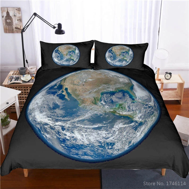 

World Map Human Eye 3D Printed Comforter /Duvet Cover Set Twin Full Queen King Size Bedding Set Bedlinen Bedclothes Home Textile