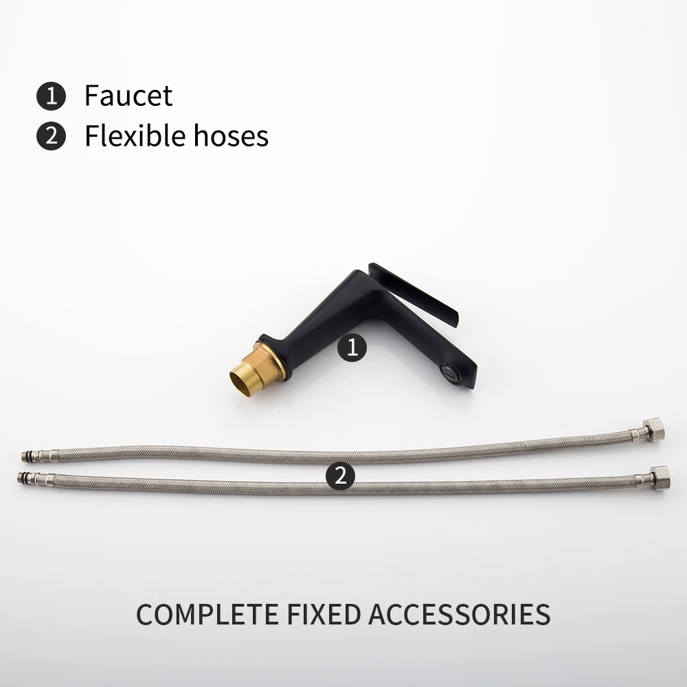 Бесплатная доставка черный кран из нержавеющей стали для раковины в ванной