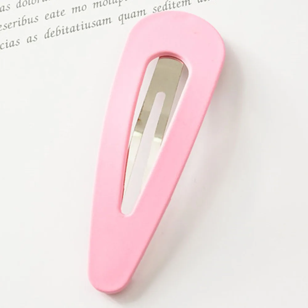 pink 1 шт. Модные женские заколки для волос BB заколки для волос металлические заколки для волос держатель инструменты для укладки аксессуары для повседневной жизни - Цвет: pink