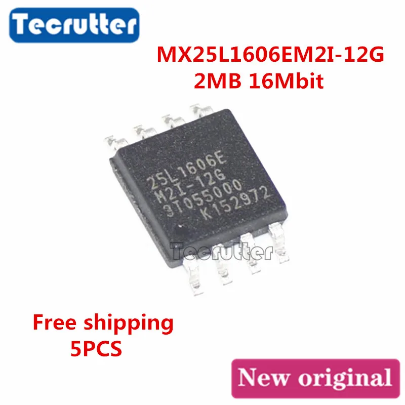 5PCS MX25L1606EM2I-12G 2MB 16Mbit MX25L1606EM2I SOIC8 | Электроника