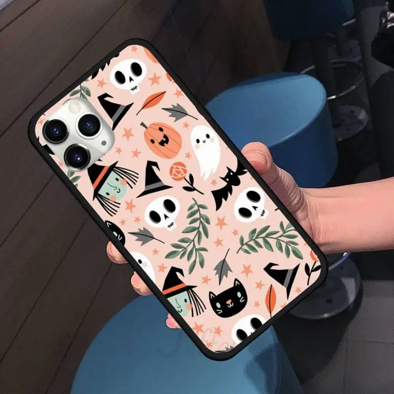 

Halloween horror cartoon funny Phone Case for iPhone 11 12 pro XS MAX 8 7 6 6S Plus X 5S SE 2020 XR Soft silicone