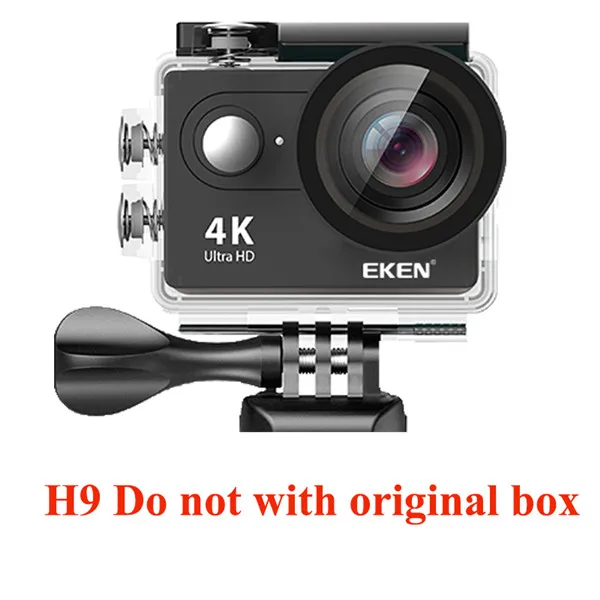 Экшн-камера eken H9R H9 Ultra HD 4 K, Спортивная видеокамера с дистанционным управлением, Wi-Fi, мини-камера на шлем go extreme pro, 2,0 дюймов, 170D для радиоуправляемого дрона - Цвет: H9 Black NO box