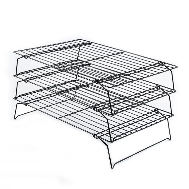 

Summer barbecue grill, three-layer cooling rack for baking cookies and pastries in the kitchen, cake tools, barbecue accessories