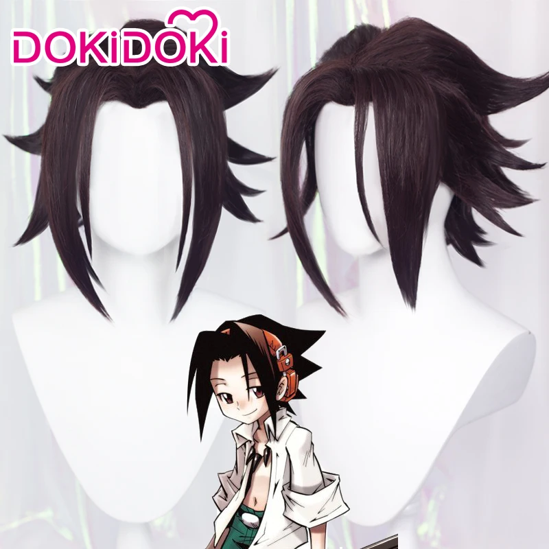 В наличии парик DokiDoki из аниме шамань король для косплея Yoh Asakura короткий мужчин