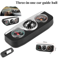 navigation ball multi function 3 in 1car dashboard thermometer hygrometer compass accurate temperature resistance and durability