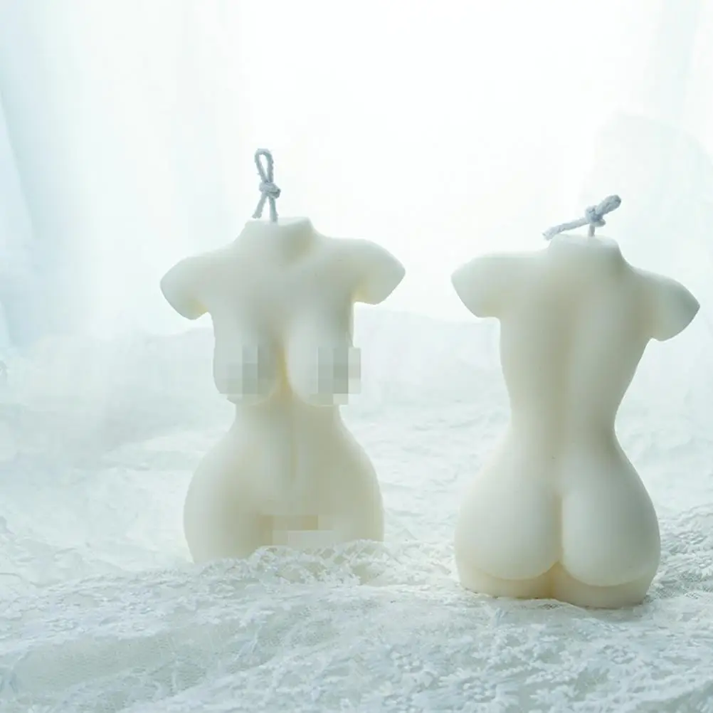 1 шт. Женская Свеча для тела Женский торс искусственный соевый воск