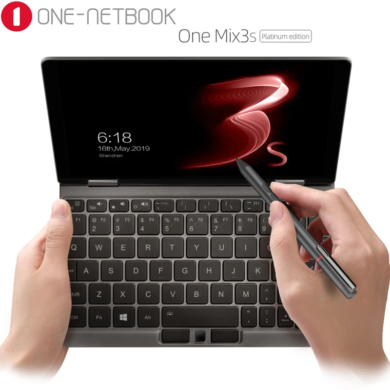 Один нетбук One Mix 3S Platinum edition 8 4 дюймов ПК Intel Core i7-8500Y 16 Гб Ram 512 ГБ SSD 2560*1600 FHD Win 10 WiFi |