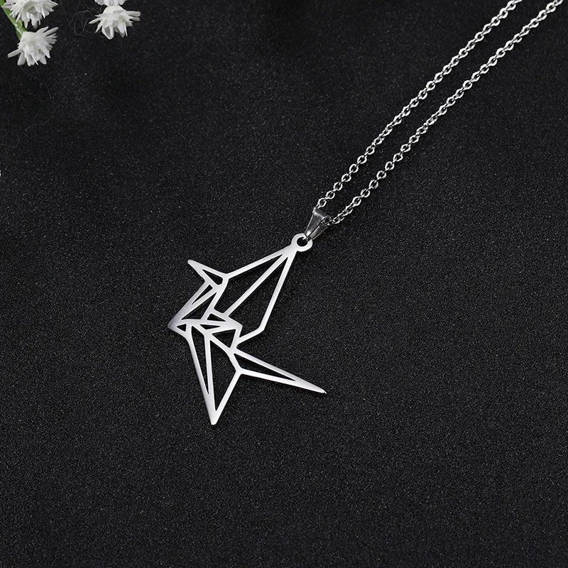 Женская подвеска-Журавль из нержавеющей стали 316L | Украшения и аксессуары