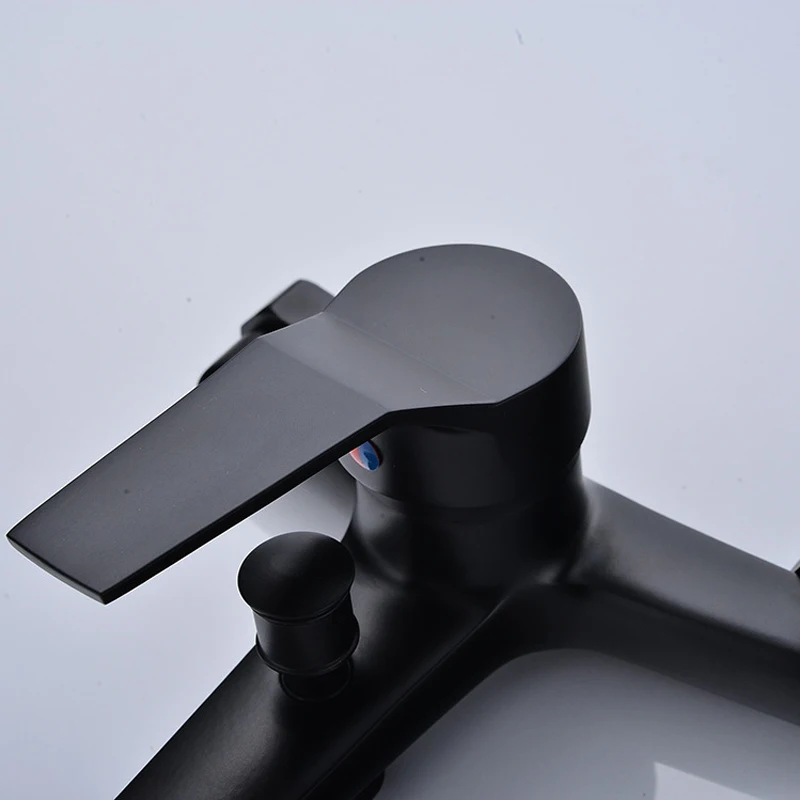 Настенный смеситель для душа ванной комнаты Набор смесителей ванны с ручной