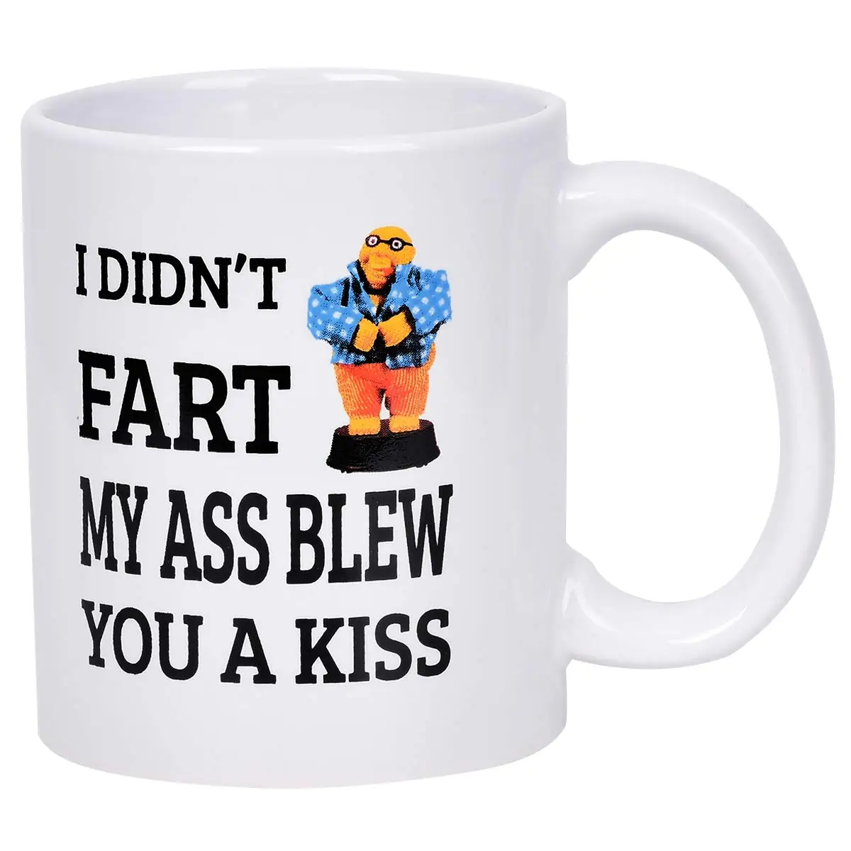 Забавная кофейная кружка I't Fart My Ass Blow You A Kiss белая 11 унций отличный подарок