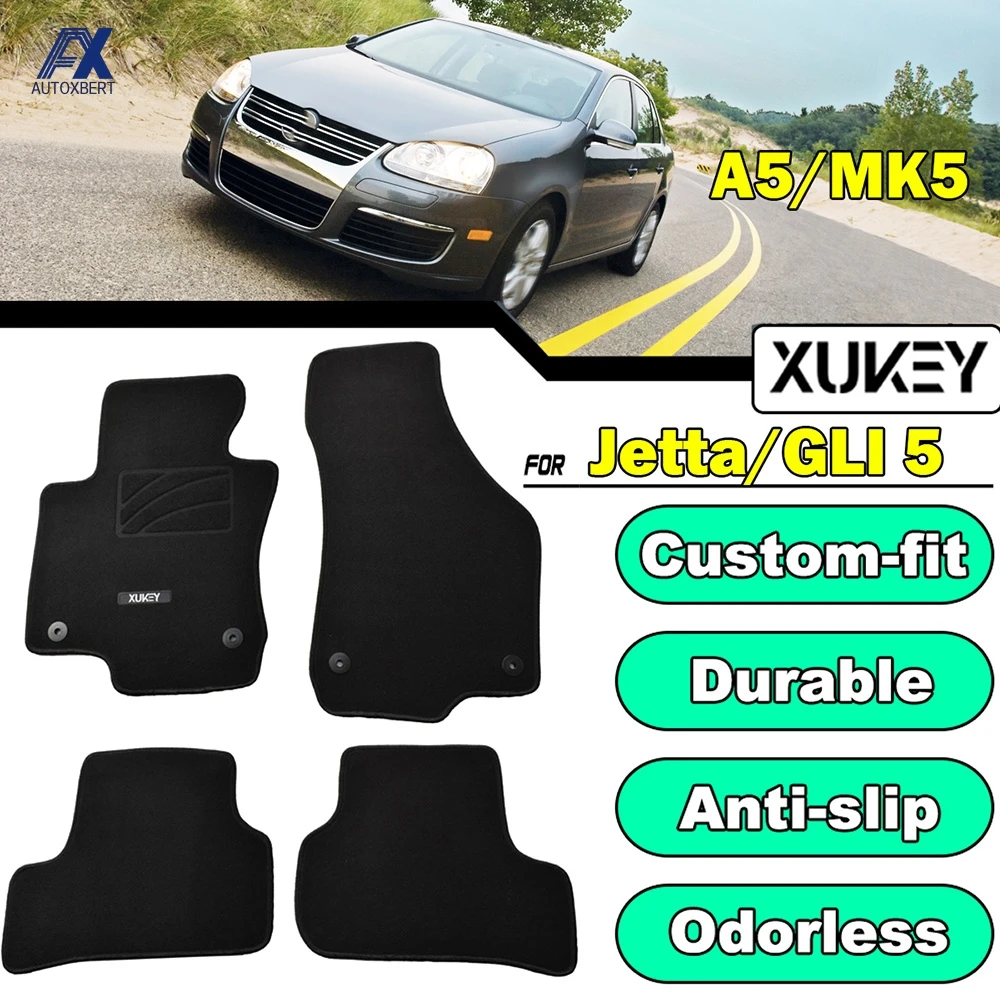 Автомобильный коврик для VW Jetta A5 GLI Sportwagen MK5 6 2006-2014 пола напольный передний с