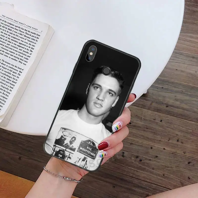 

Elvis Presley famous singer Kiss Phone Case For Xiaomi Redmi note 7 8 9 t max3 s 10 pro lite Luxury brand shell funda coque