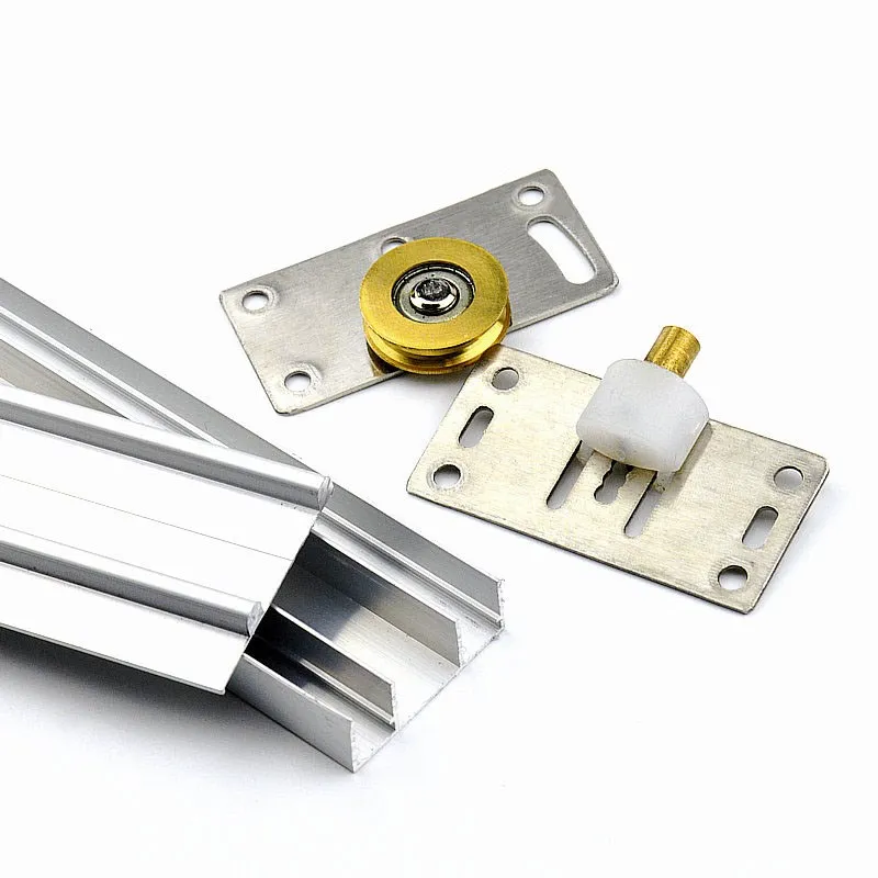 Подшипник из нержавеющей стали мебельная раздвижная дверь Медные Ролики шкив