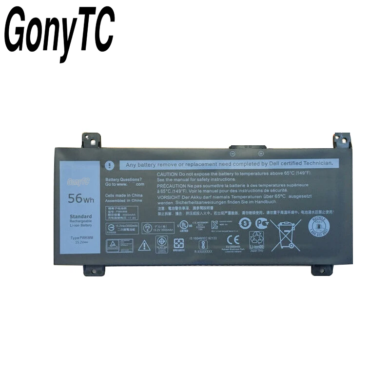 GONYTC PWKWM 15 2 V 56Wh новая Оригинальная батарея для ноутбука DELL 14-7466 7467 7000 P78G |