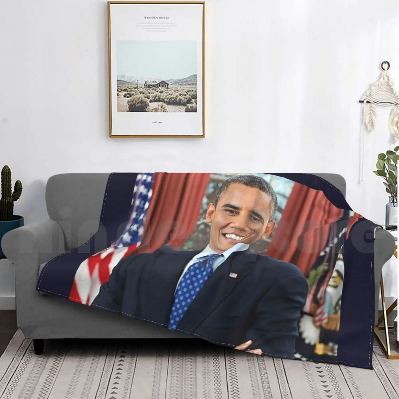 

Obama , Barack Obama , 44th , President Of The United States. Blanket Fashion Custom Barack Obama African