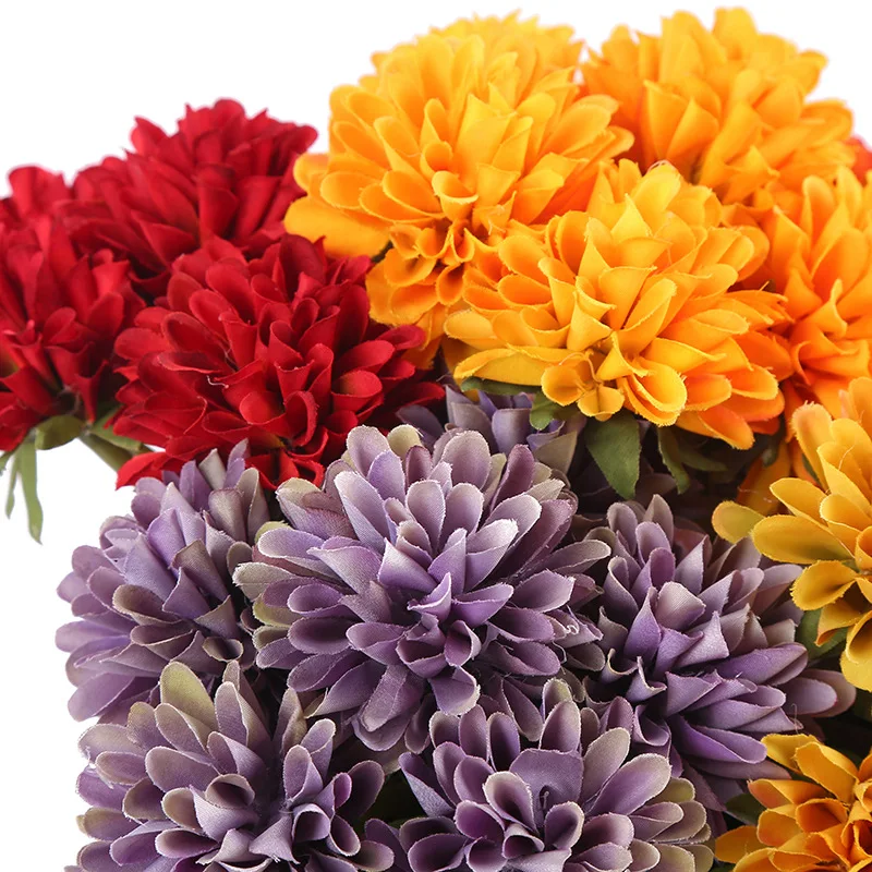 5 pieces / batch rose artificial flowers wedding bouquet silk fake party house decoration | Дом и сад