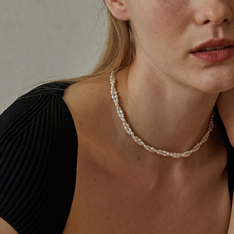 

Timeless Wonder Gorgeous Natural Pearl Choker Necklace Women Jewelry Punk Ins Designer Party Top Trendy Fancy Statement New 1552