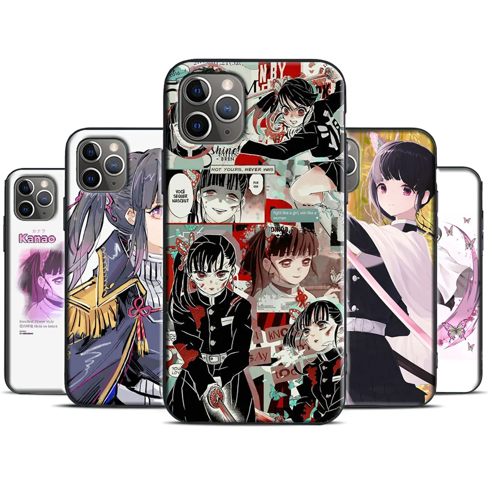 Чехол Kanao Tsuyuri Kimetsu no Yaiba для iPhone XR X XS Max SE 2020 6S 8 7 Plus 12 13 mini 11 Pro Coque Capa - купить по