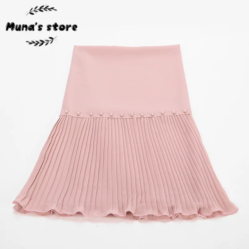 Мусульманский шарф Для женщин обычный пузырь шифон хиджаб головные обручи