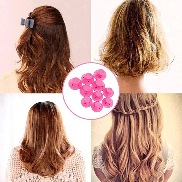 

Hot 20/40Pcs Manual Mushroom Bell Roll Hair Curlers Hair Care Rollers for Curlers Sleeping t6
