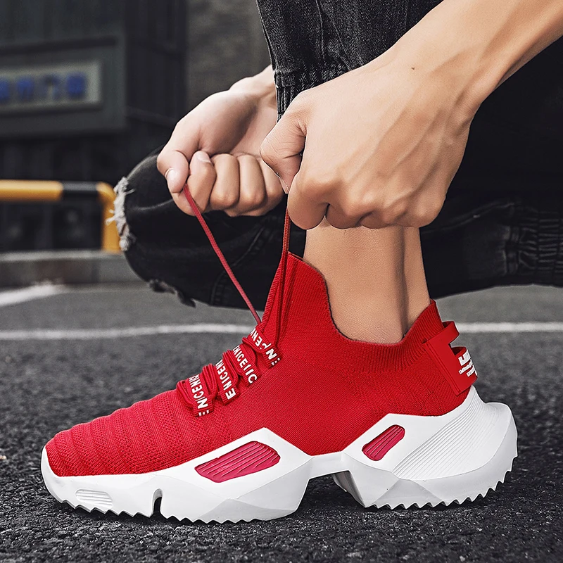 

Men Running Sneakers Designer Shoes Fashion Light Breathe Mens Sports Breathable Outdoor Jogging Shoes Footwear Tenis Masculino