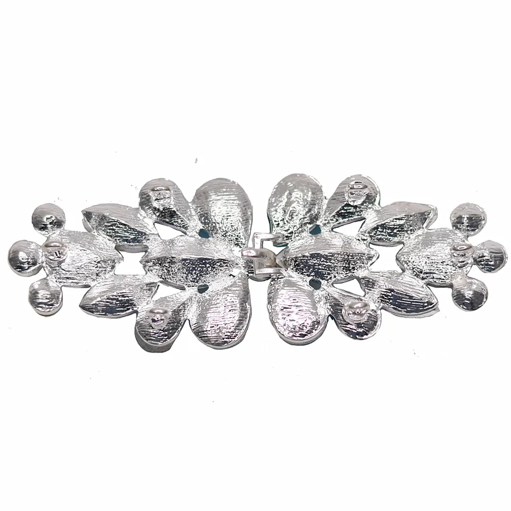 Хорошее качество 90 мм металлические стразы пуговицы для украшения свитера